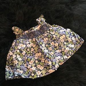 Janie and Jack Girls’ Floral Tank Top 12-18 months